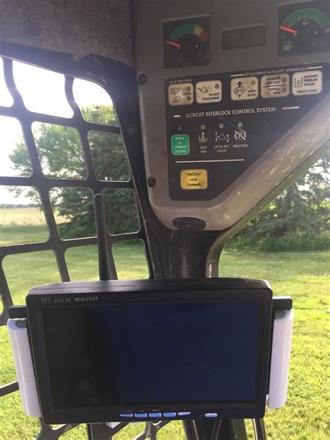 holland skid steer backup camera